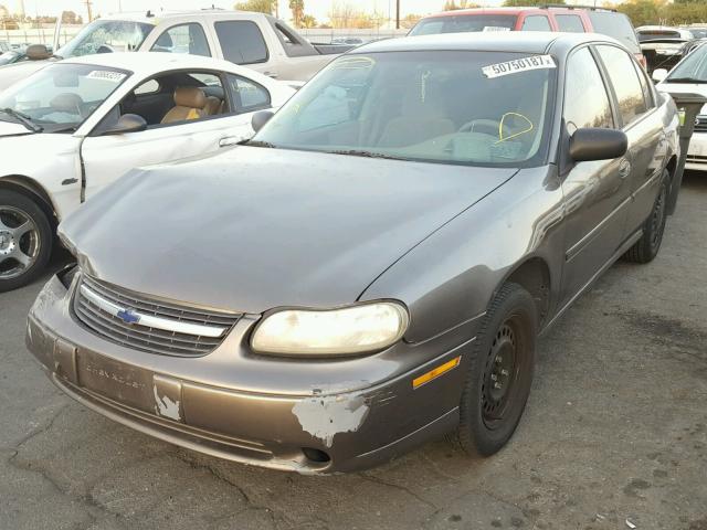 1G1ND52J22M670537 - 2002 CHEVROLET MALIBU BROWN photo 2