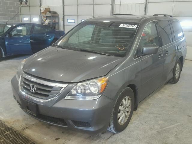 5FNRL38748B088694 - 2008 HONDA ODYSSEY EX SILVER photo 2