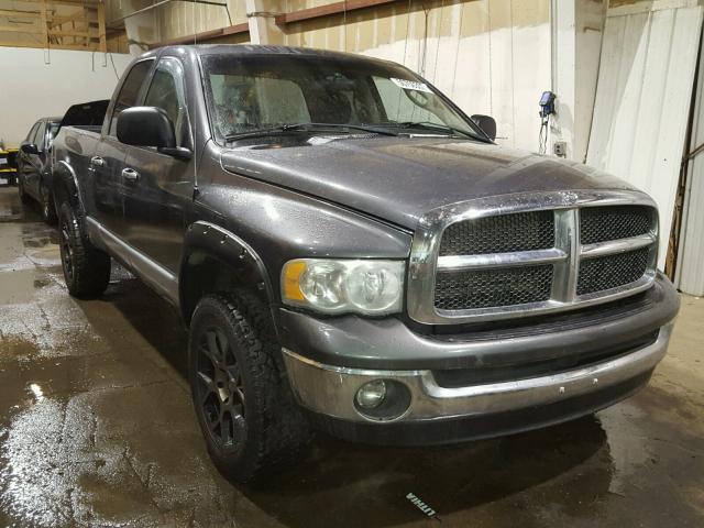 1D7HU18N33S301079 - 2003 DODGE RAM 1500 S GRAY photo 1