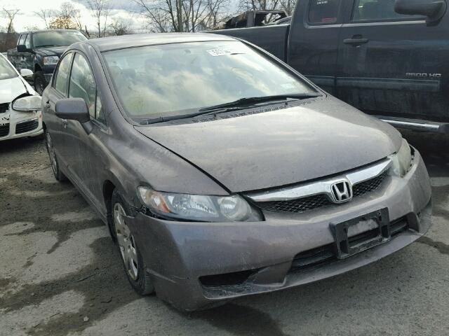 2HGFA1F52BH532060 - 2011 HONDA CIVIC LX BROWN photo 1