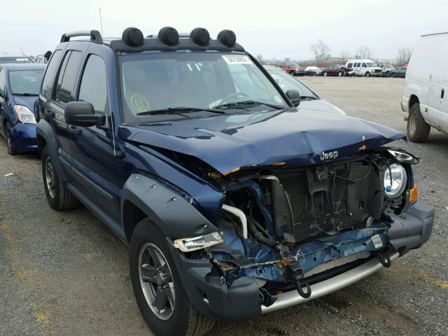 1J4GL38K85W578682 - 2005 JEEP LIBERTY RE BLUE photo 1