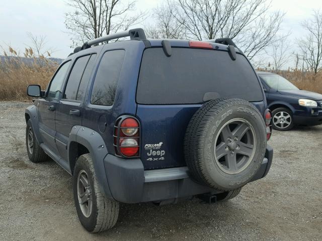 1J4GL38K85W578682 - 2005 JEEP LIBERTY RE BLUE photo 3