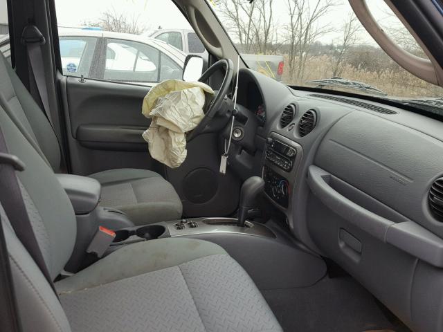 1J4GL38K85W578682 - 2005 JEEP LIBERTY RE BLUE photo 5