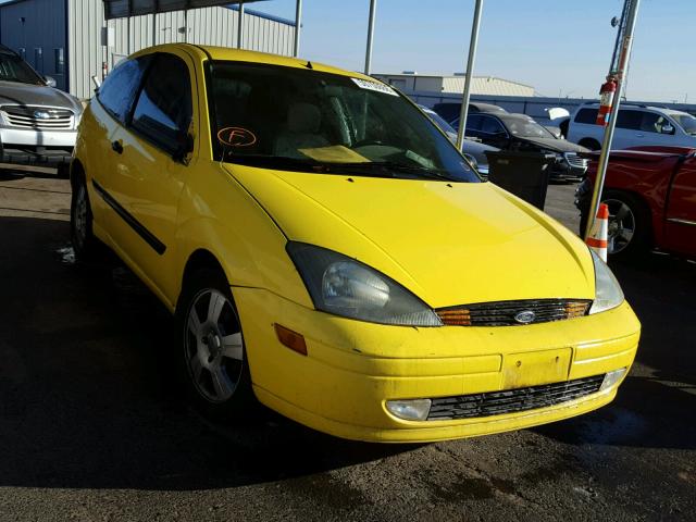 3FAFP31Z83R168368 - 2003 FORD FOCUS ZX3 YELLOW photo 1