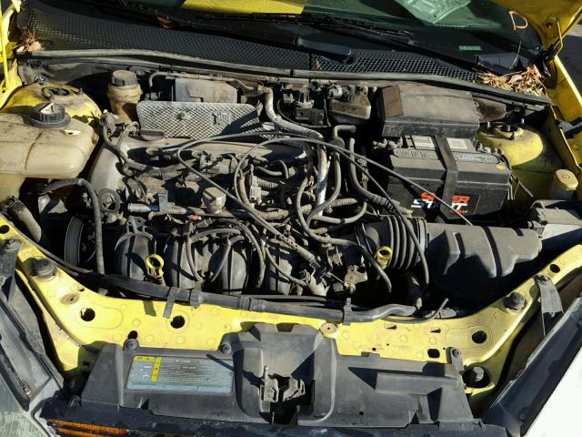 3FAFP31Z83R168368 - 2003 FORD FOCUS ZX3 YELLOW photo 7