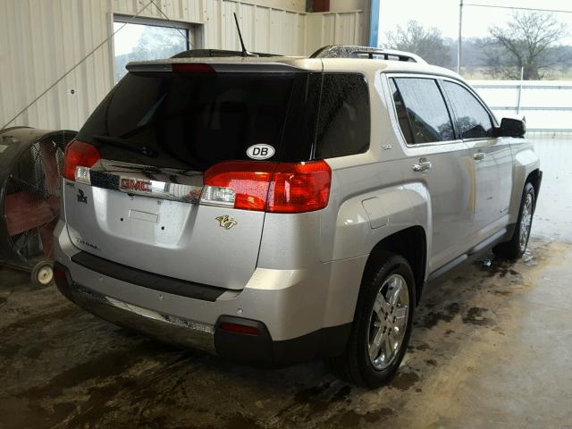 2GKALWEK5D6120709 - 2013 GMC TERRAIN SL SILVER photo 4