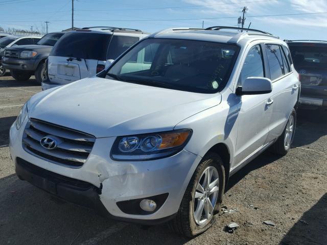 5XYZK4AG7CG099449 - 2012 HYUNDAI SANTA FE L WHITE photo 2