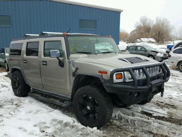 5GRGN23U33H104853 - 2003 HUMMER H2 SILVER photo 1