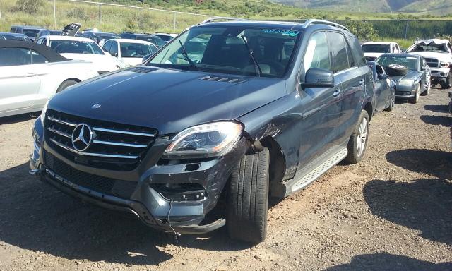 4JGDA5JB6DA097759 - 2013 MERCEDES-BENZ ML 350 BLUE photo 2