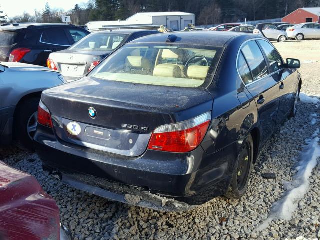 WBANF73527CU26475 - 2007 BMW 530 XI BLACK photo 4