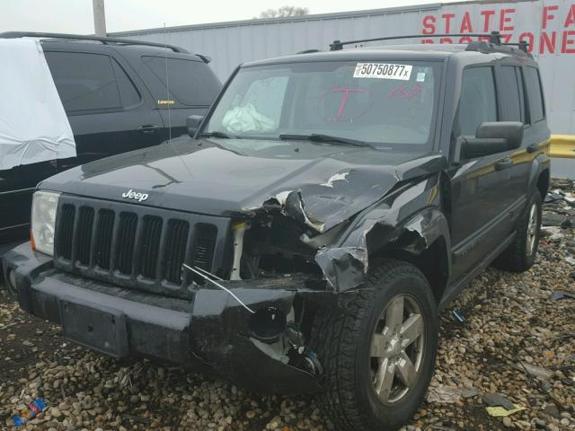 1J8HG48K56C272569 - 2006 JEEP COMMANDER 黑色 照片 2