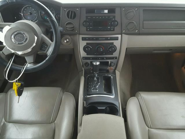 1J8HG48K56C272569 - 2006 JEEP COMMANDER 黑色 照片 9