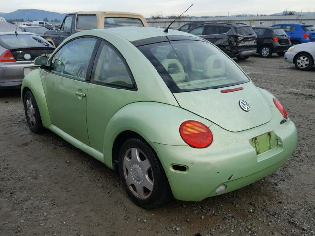 3VWDD21C9YM440623 - 2000 VOLKSWAGEN NEW BEETLE 绿色 照片 3