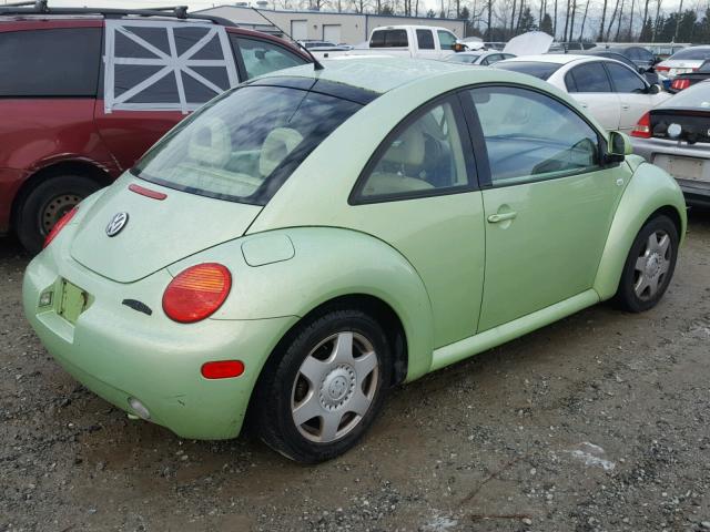 3VWDD21C9YM440623 - 2000 VOLKSWAGEN NEW BEETLE 绿色 照片 4