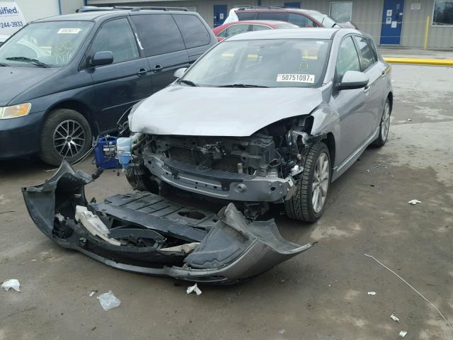 JM1BL1K55B1475980 - 2011 MAZDA 3 S SILVER photo 2