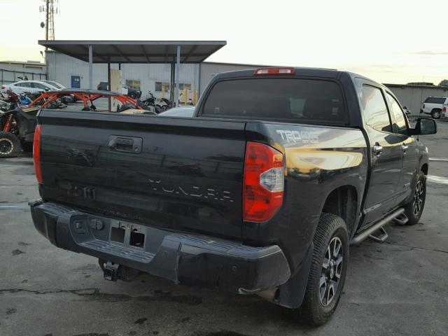 5TFHY5F13FX423163 - 2015 TOYOTA TUNDRA CRE BLACK photo 4