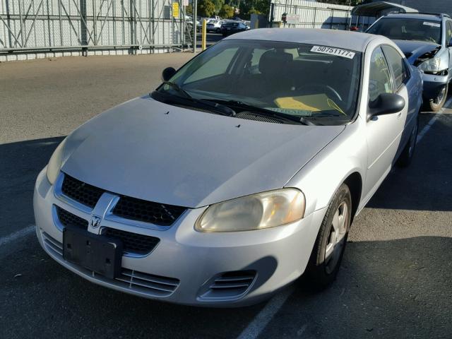 1B3EL46J75N554040 - 2005 DODGE STRATUS SX SILVER photo 2