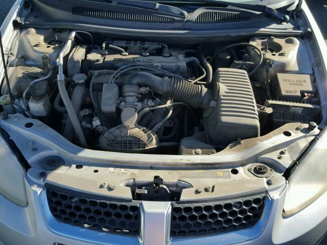 1B3EL46J75N554040 - 2005 DODGE STRATUS SX SILVER photo 7