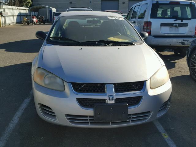 1B3EL46J75N554040 - 2005 DODGE STRATUS SX SILVER photo 9