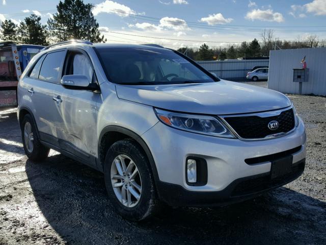 5XYKTCA6XEG476097 - 2014 KIA SORENTO LX SILVER photo 1