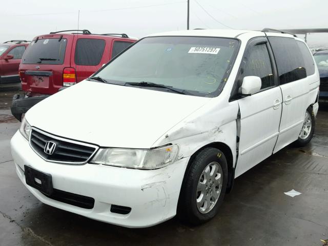 2HKRL18682H541168 - 2002 HONDA ODYSSEY EX WHITE photo 2