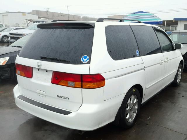 2HKRL18682H541168 - 2002 HONDA ODYSSEY EX WHITE photo 4