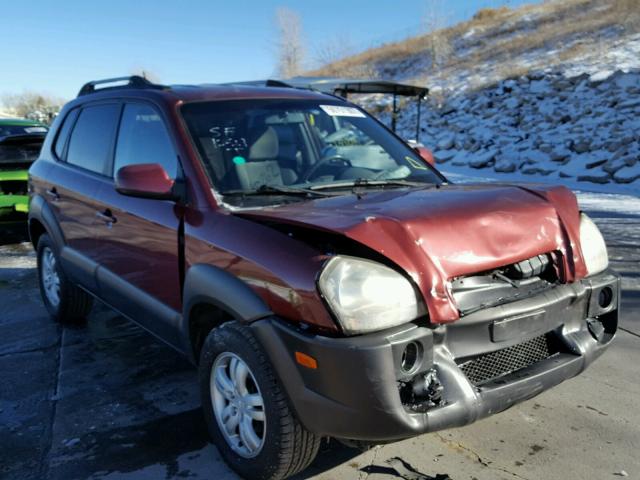 KM8JN72D06U331575 - 2006 HYUNDAI TUCSON GLS MAROON photo 1