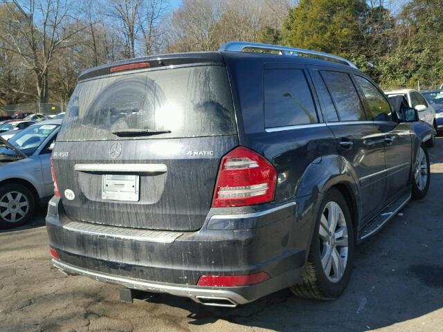 4JGBF7BE4CA763870 - 2012 MERCEDES-BENZ GL 450 4MA BLACK photo 4