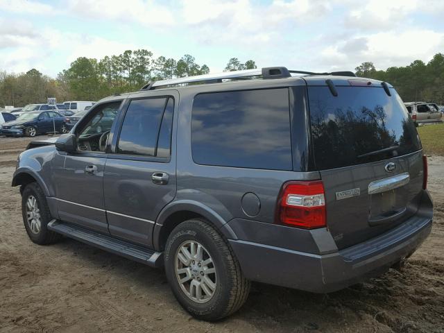 1FMJU1K53DEF16347 - 2013 FORD EXPEDITION GRAY photo 3