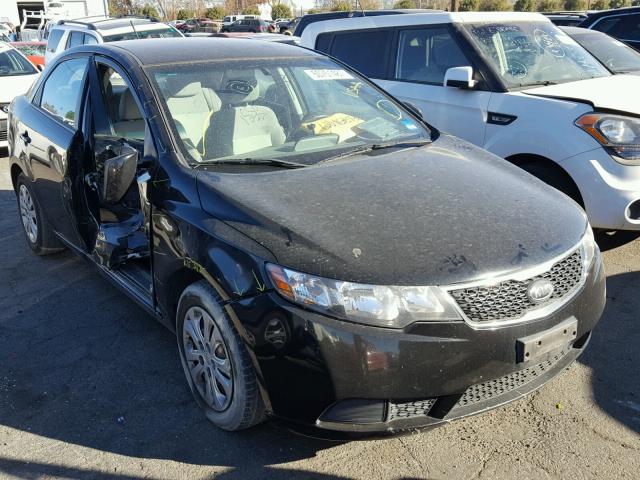 KNAFU4A23C5490105 - 2012 KIA FORTE EX BLACK photo 1