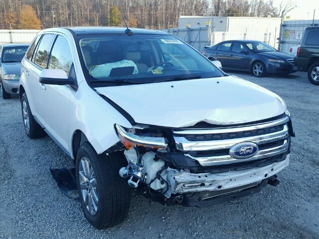 2FMDK4JC5DBC32329 - 2013 FORD EDGE SEL WHITE photo 1