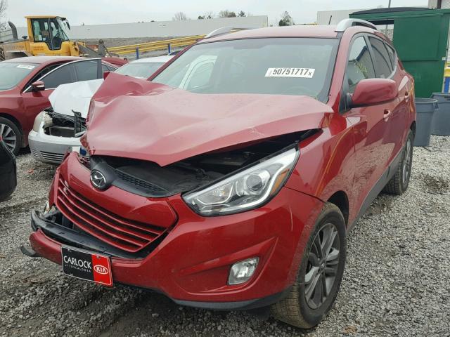 KM8JU3AG2FU006434 - 2015 HYUNDAI TUCSON LIM RED photo 2