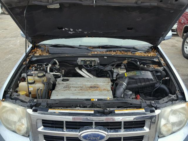 1FMCU49H18KA69339 - 2008 FORD ESCAPE HEV BLUE photo 7