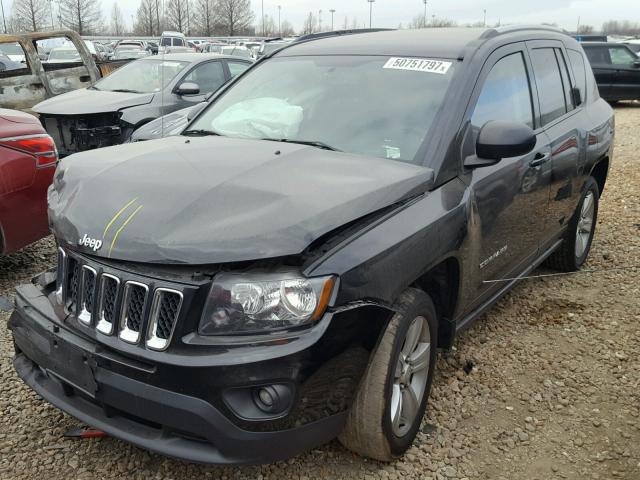 1C4NJCBA1GD559974 - 2016 JEEP COMPASS SP BLACK photo 2