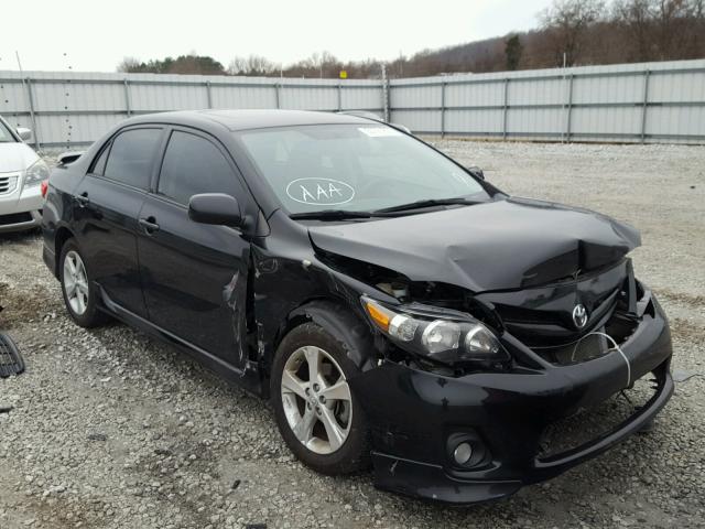 2T1BU4EE8BC686340 - 2011 TOYOTA COROLLA BA BLACK photo 1