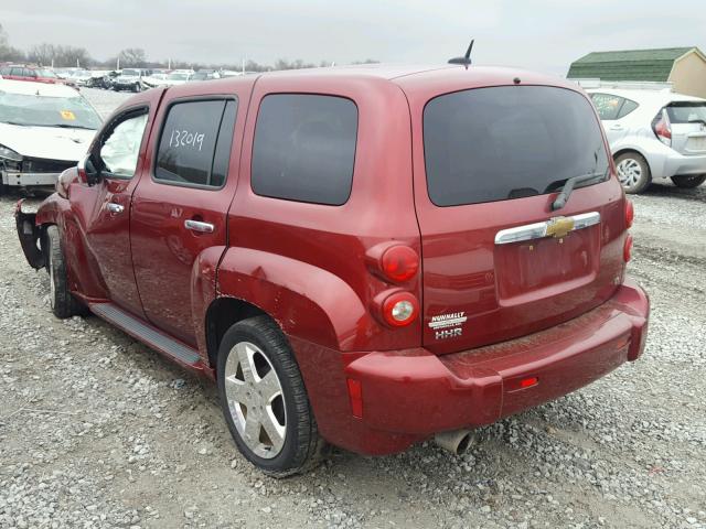 3GNDA53P78S573073 - 2008 CHEVROLET HHR LT RED photo 3