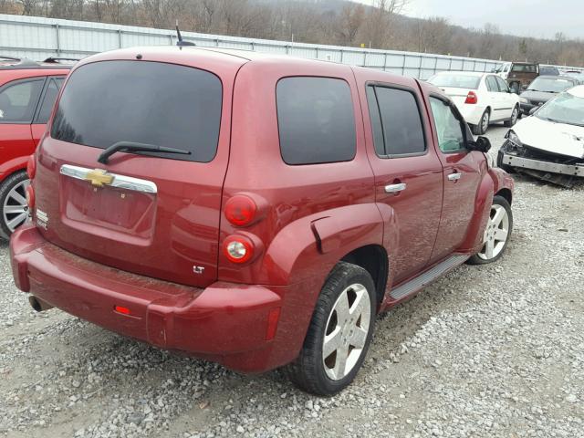 3GNDA53P78S573073 - 2008 CHEVROLET HHR LT RED photo 4