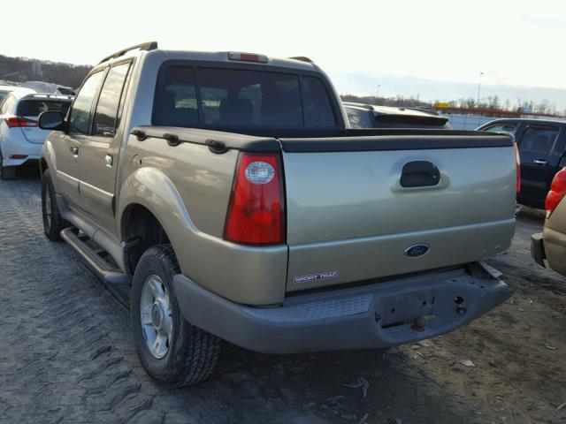 1FMZU67E71UB98274 - 2001 FORD EXPLORER S GOLD photo 3