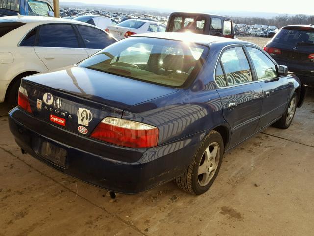 19UUA56612A057247 - 2002 ACURA 3.2TL BLUE photo 4