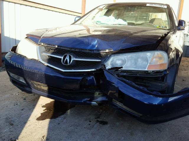 19UUA56612A057247 - 2002 ACURA 3.2TL BLUE photo 9