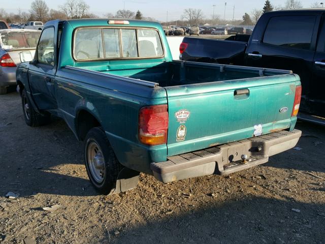 1FTCR10A6VTA85093 - 1997 FORD RANGER GREEN photo 3