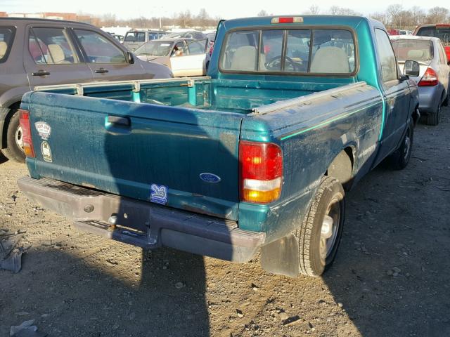 1FTCR10A6VTA85093 - 1997 FORD RANGER GREEN photo 4