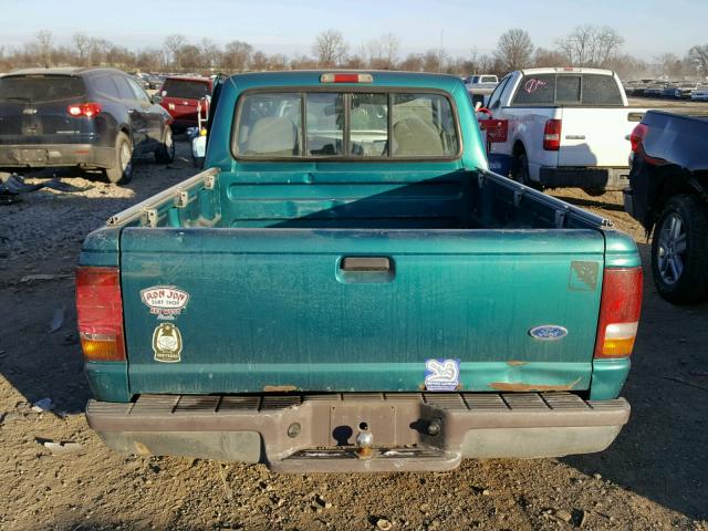 1FTCR10A6VTA85093 - 1997 FORD RANGER GREEN photo 6