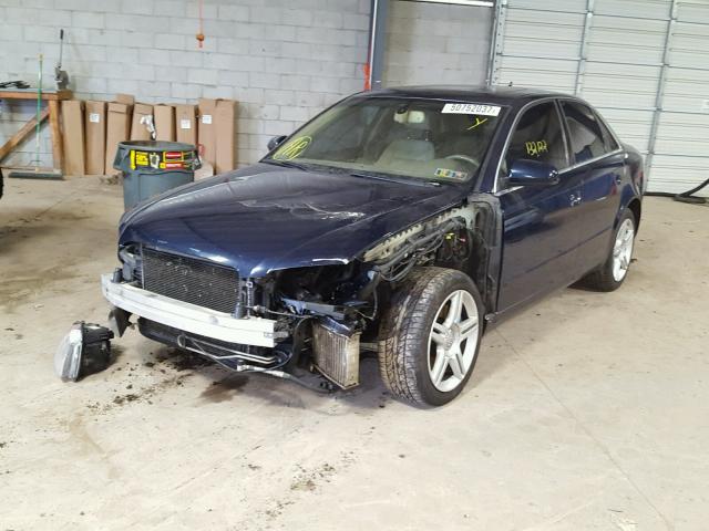 WAUDF78E96A278999 - 2006 AUDI A4 2.0T QU BLUE photo 2