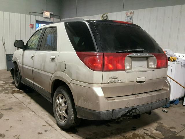 3G5DB03E44S531467 - 2004 BUICK RENDEZVOUS TAN photo 3