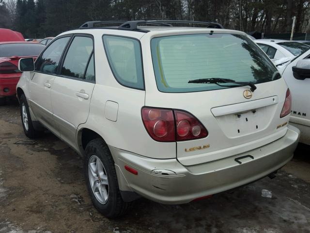 JT6HF10U1Y0165021 - 2000 LEXUS RX 300 CREAM photo 3