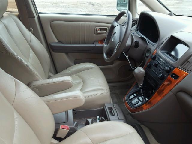 JT6HF10U1Y0165021 - 2000 LEXUS RX 300 CREAM photo 5