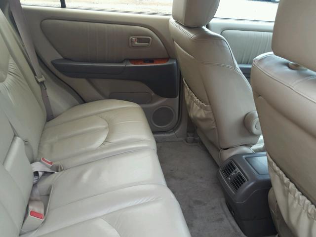 JT6HF10U1Y0165021 - 2000 LEXUS RX 300 CREAM photo 6