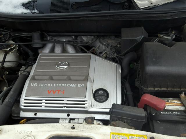 JT6HF10U1Y0165021 - 2000 LEXUS RX 300 CREAM photo 7