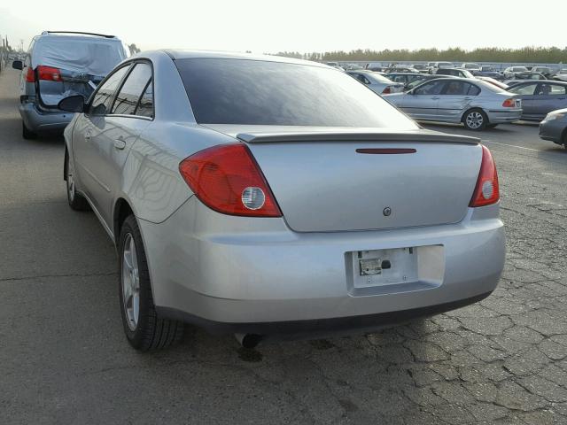 1G2ZG58N974179615 - 2007 PONTIAC G6 BASE SILVER photo 3